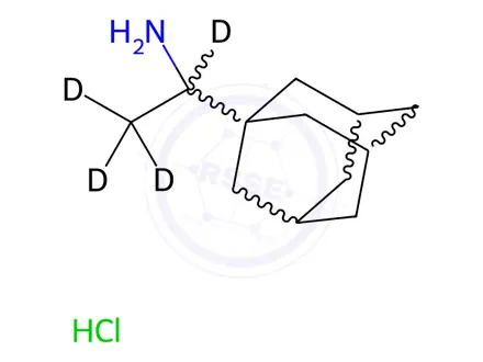 Chemical structure of Rimantadine-[D4] hydrochloride