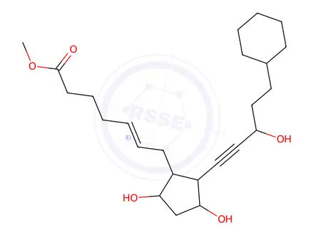 Chemical structure of Alfaprostol