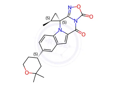 Chemical structure of Orforglipron Impurity 115