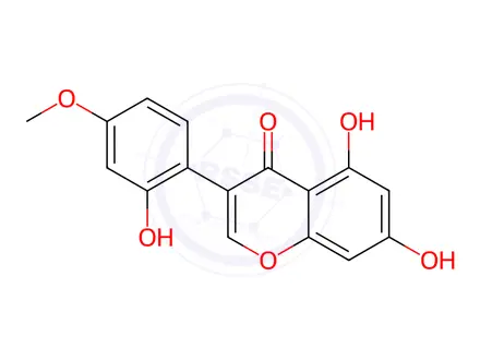 Chemical structure of 2''-HYDROXYBIOCHANIN A