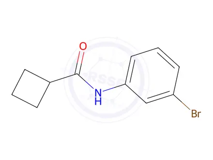 Chemical structure of n-(3-Bromophenyl)cyclobutanecarboxamide