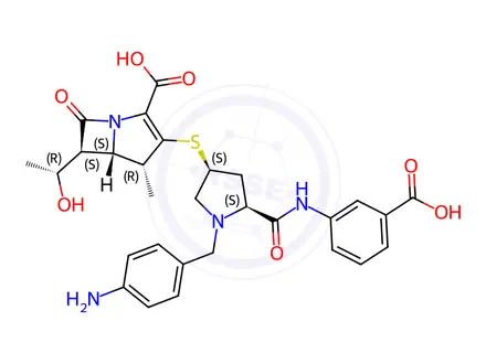 Chemical structure of Ertapenem Impurity 88