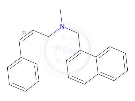 Chemical structure of (Z)-Naftifine