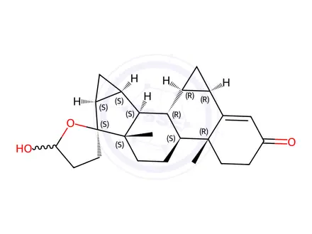 Chemical structure of 5-Hydroxy Drospirenone