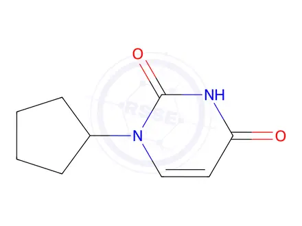 Chemical structure of 1-Cyclopentylpyrimidine-2,4(1h,3h)-dione