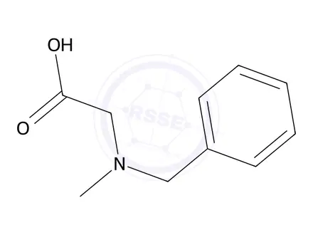 Chemical structure of 2-(Benzyl(methyl)amino)acetic acid