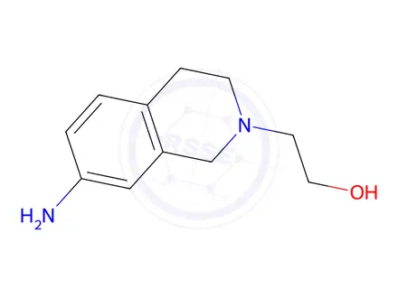 Chemical structure of 2-(7-Amino-3,4-dihydroisoquinolin-2(1H)-yl)ethanol