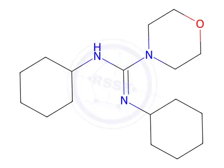 Chemical structure of N,N'-Dicyclohexylmorpholine-4-carboximidamide