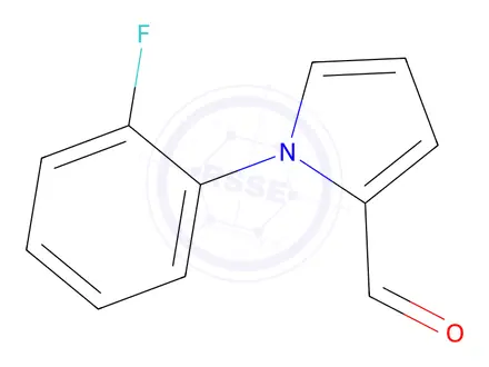 Chemical structure of 1-(2-FLUOROPHENYL)-1H-PYRROLE-2-CARBOXALDEHYDE