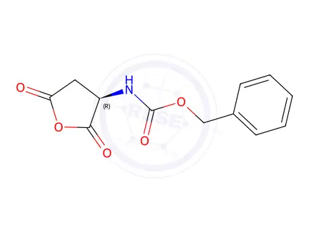 Chemical structure of (R)-3-(Cbz-amino)dihydrofuran-2,5-dione