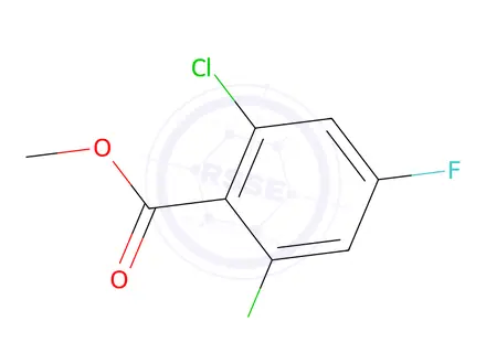Chemical structure of Methyl 2,6-dichloro-4-fluorobenzoate