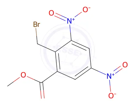 Chemical structure of Methyl 2-(bromomethyl)-3,5-dinitrobenzoate