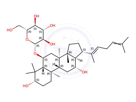 Chemical structure of Ginsenoside Rh(4)