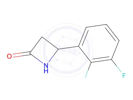 Chemical structure of 4-(2,3-Difluorophenyl)azetidin-2-one