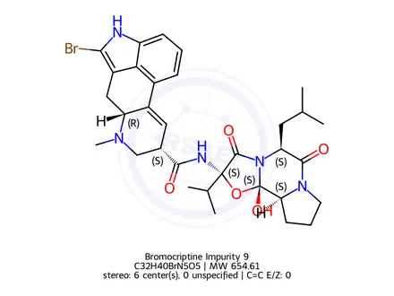 Chemical structure of Bromocriptine Impurity 19