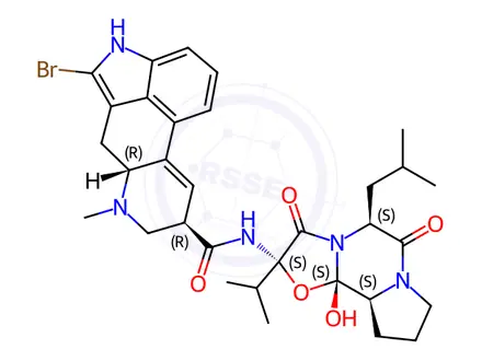 Chemical structure of Bromocriptine EP Impurity F