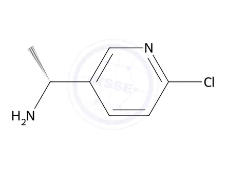 Chemical structure of (R)-1-(6-Chloropyridin-3-yl)ethanamine