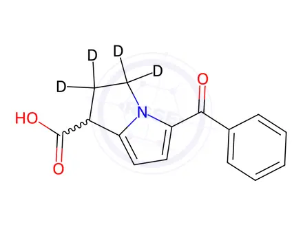 Chemical structure of Ketorolac-d4