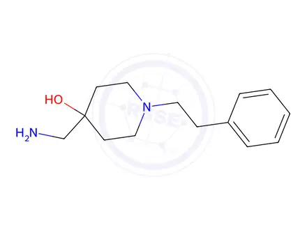 Chemical structure of 4-(Aminomethyl)-1-phenethyl-4-piperidinol