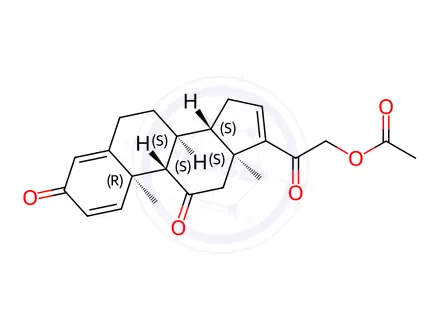 Chemical structure of Budesonide Impurity 53