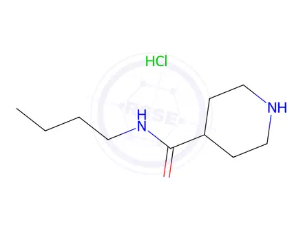Chemical structure of N-butylpiperidine-4-carboxamide hydrochloride