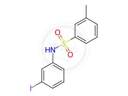 Chemical structure of n-(3-Iodophenyl)-3-methylbenzenesulfonamide