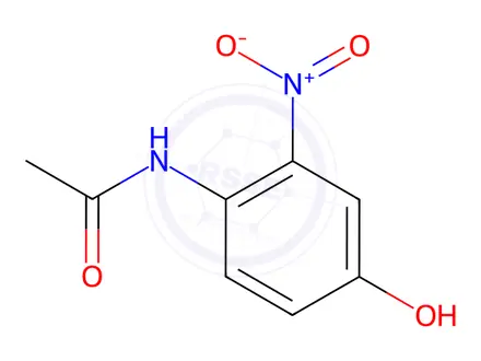 Chemical structure of N-(4-Hydroxy-2-Nitrophenyl)Acetamide