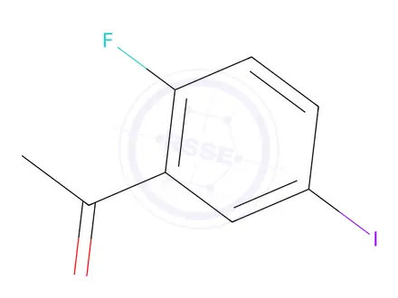 Chemical structure of 2'-Fluoro-5'-iodoacetophenone