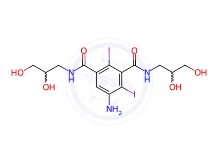 Chemical structure of Iohexol EP Impurity F