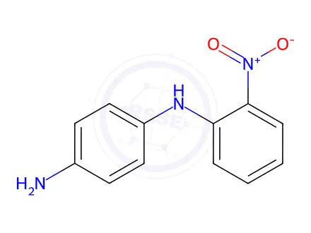 Chemical structure of N-(2-Nitrophenyl)-1,4-benzenediamine