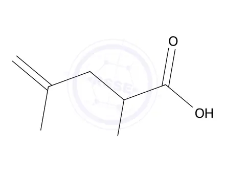 Chemical structure of 2-Amino-4-methylpent-4-enoic acid
