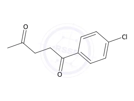 Chemical structure of 1-(4-Chlorophenyl)pentane-1,4-dione