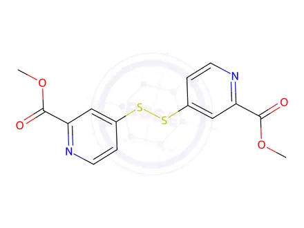 Chemical structure of dimethyl 4,4'-disulfanediyldipicolinate