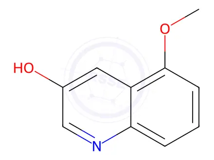 Chemical structure of 5-Methoxyquinolin-3-ol