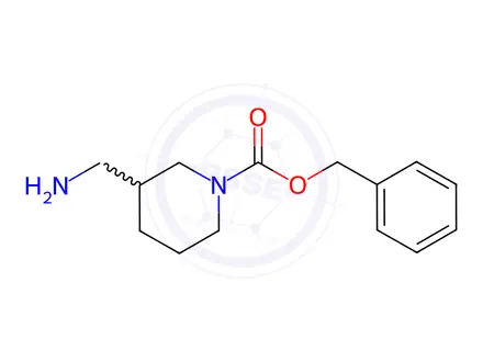 Chemical structure of Benzyl 3-(Aminomethyl)piperidine-1-carboxylate