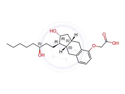 Chemical structure of Treprostinil (81846-19-7)