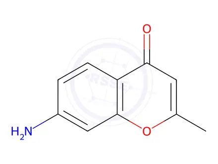 Chemical structure of 7-AMINO-2-METHYLCHROMONE 95