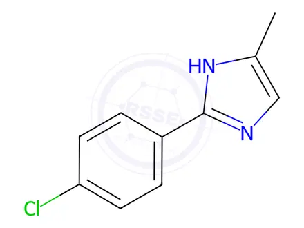 Chemical structure of 2-(4-CHLOROPHENYL)-4-METHYL-3H-IMIDAZOLE