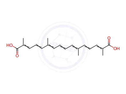 Chemical structure of Transcrocetin Liposomal Impurity 1