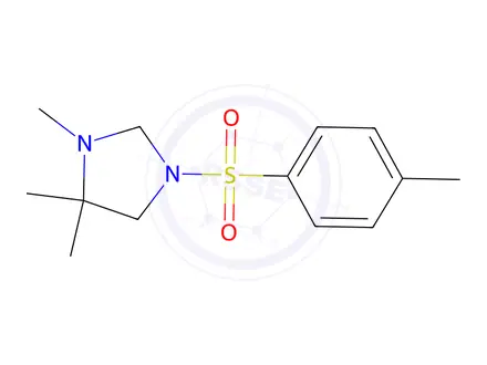 Chemical structure of 3,4,4-Trimethyl-1-tosylimidazolidine