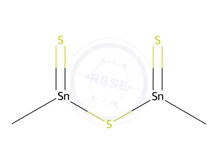 Chemical structure of dimethyldithioxodistannathiane