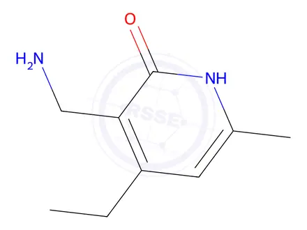 Chemical structure of 3-(Aminomethyl)-4-ethyl-6-methylpyridin-2(1H)-one