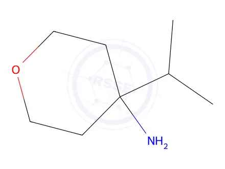 Chemical structure of 4-Isopropyltetrahydro-2H-pyran-4-amine