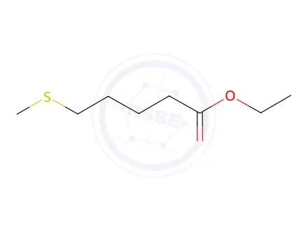Chemical structure of ETHYL5-(METHYLTHIO)VALERATE