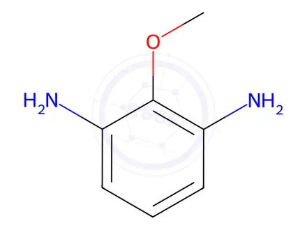 Chemical structure of 2-methoxy-m-phenylenediamine