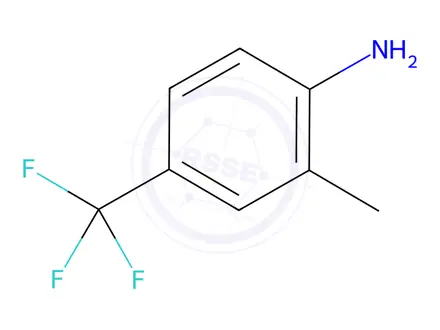 Chemical structure of 2-Methyl-4-(trifluoromethyl)aniline