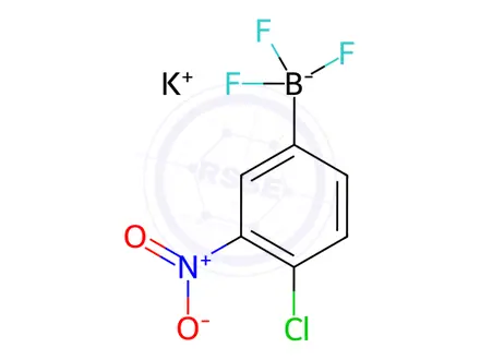 Chemical structure of Potassium (4-chloro-3-nitrophenyl)trifluoroborate