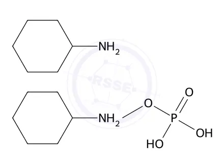 Chemical structure of mono-Methyl Phosphate Bis(cyclohexylamine)