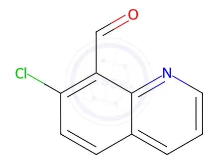 Chemical structure of 7-Chloroquinoline-8-carbaldehyde