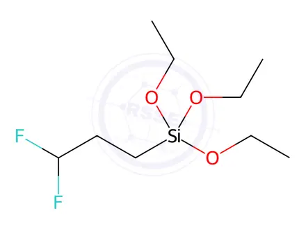 Chemical structure of Silane, (3,3-difluoropropyl)triethoxy-